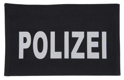 5.11 Rücken- und Brustschild Klett POLIZEI
